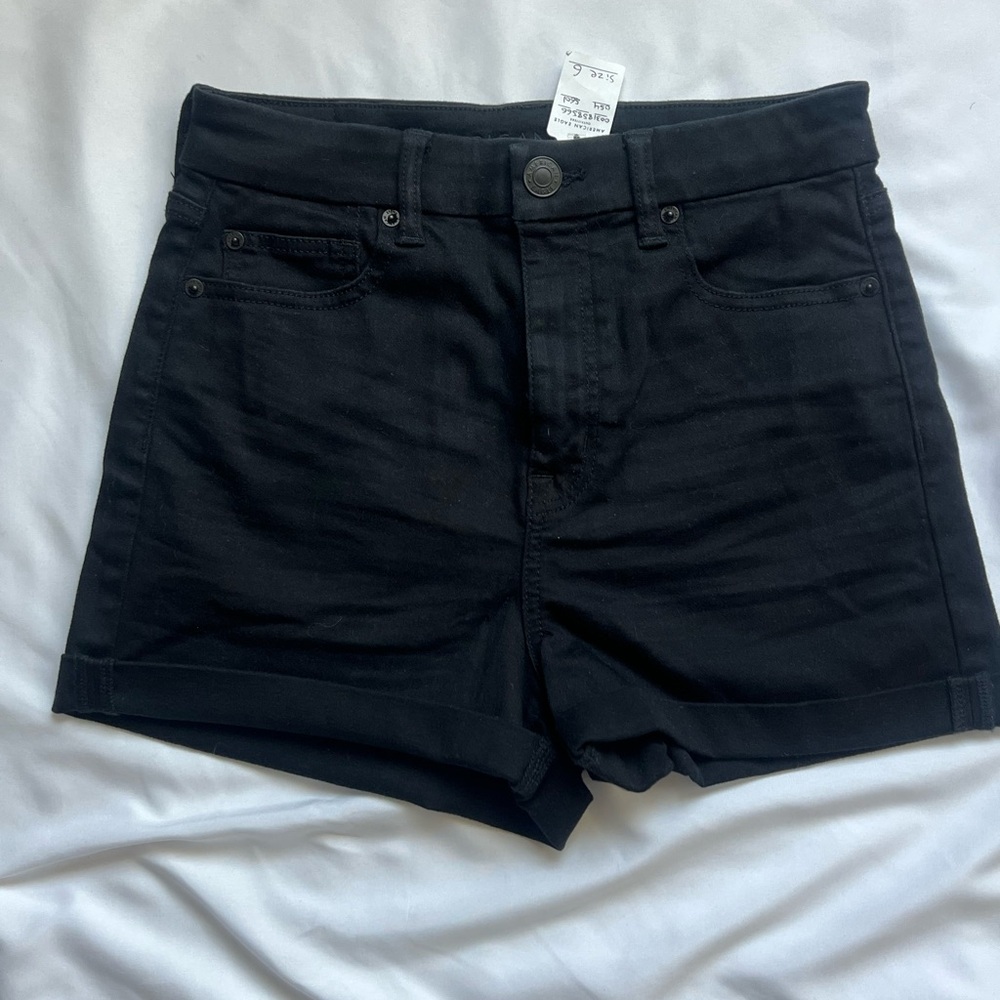 Black Women's Jean Shorts